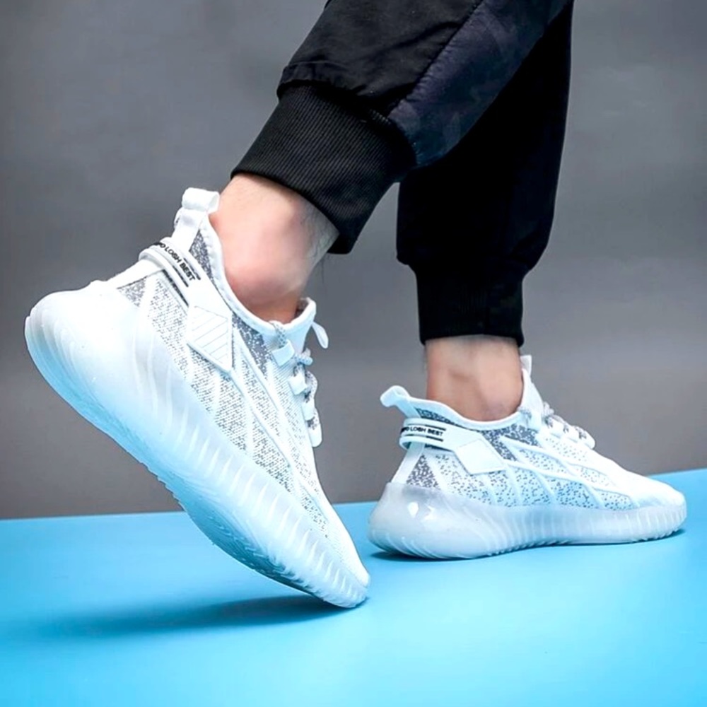Men Lace up Décor Knot Sneakers